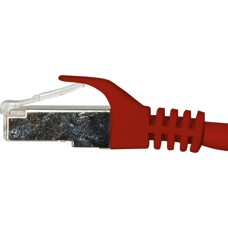 Cavo di Rete Patch in Rame Cat. 6A SFTP LSZH 0,25 m Rosso