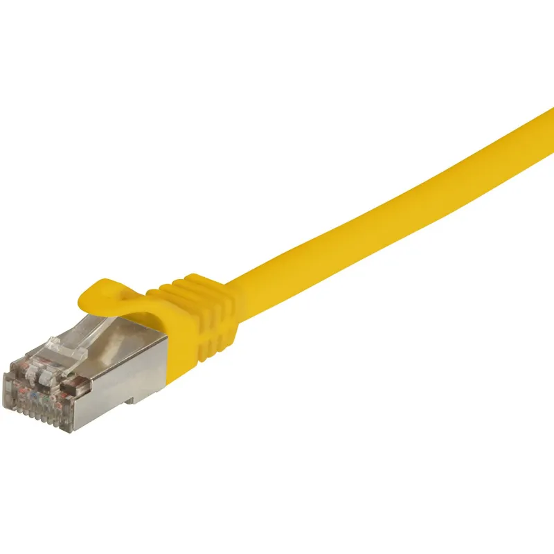 Cavo di Rete Patch in Rame Cat. 6A SFTP LSZH 0,25m Giallo