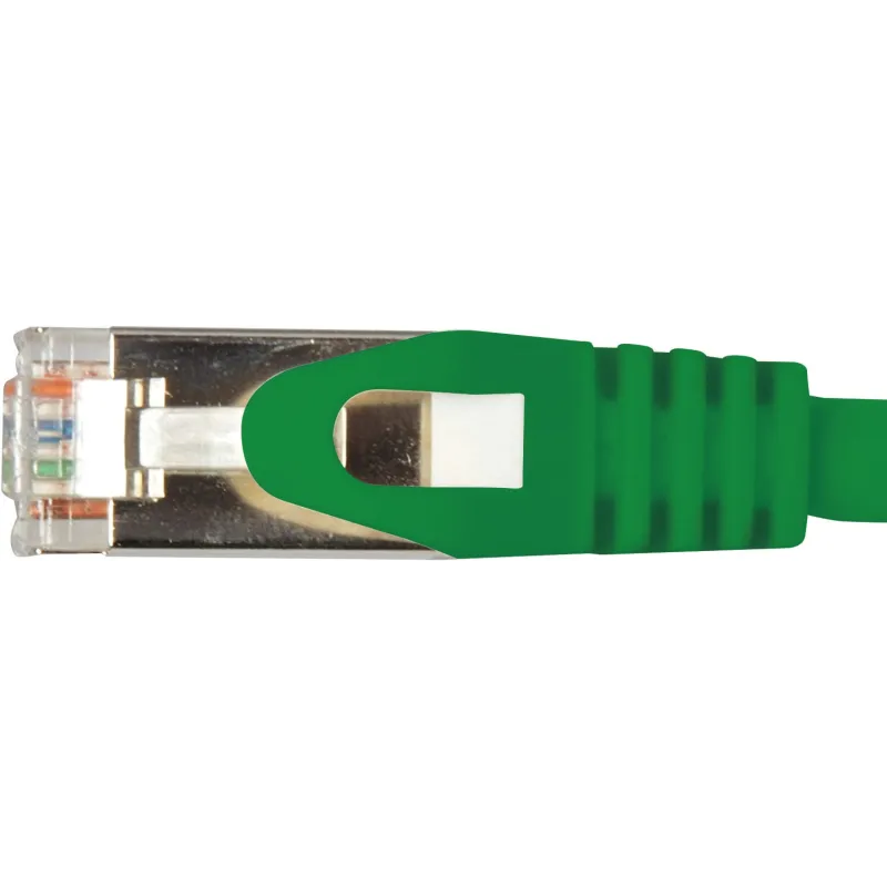 Cavo di Rete Patch in Rame Cat. 6A SFTP LSZH 0,5 m Verde