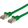 Cavo di Rete Patch in Rame Cat. 6A SFTP LSZH 2 m Verde