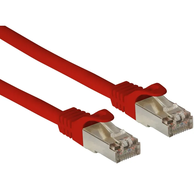Cavo di Rete Patch in Rame Cat. 6A SFTP LSZH 3 m Rosso