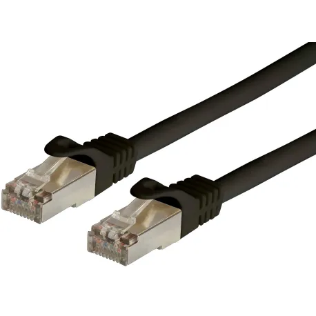 Cavo di Rete Patch in Rame Cat. 6A SFTP LSZH 5 m Nero