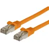 Cavo di Rete Patch in Rame Cat. 6A SFTP LSZH 5 m Arancione