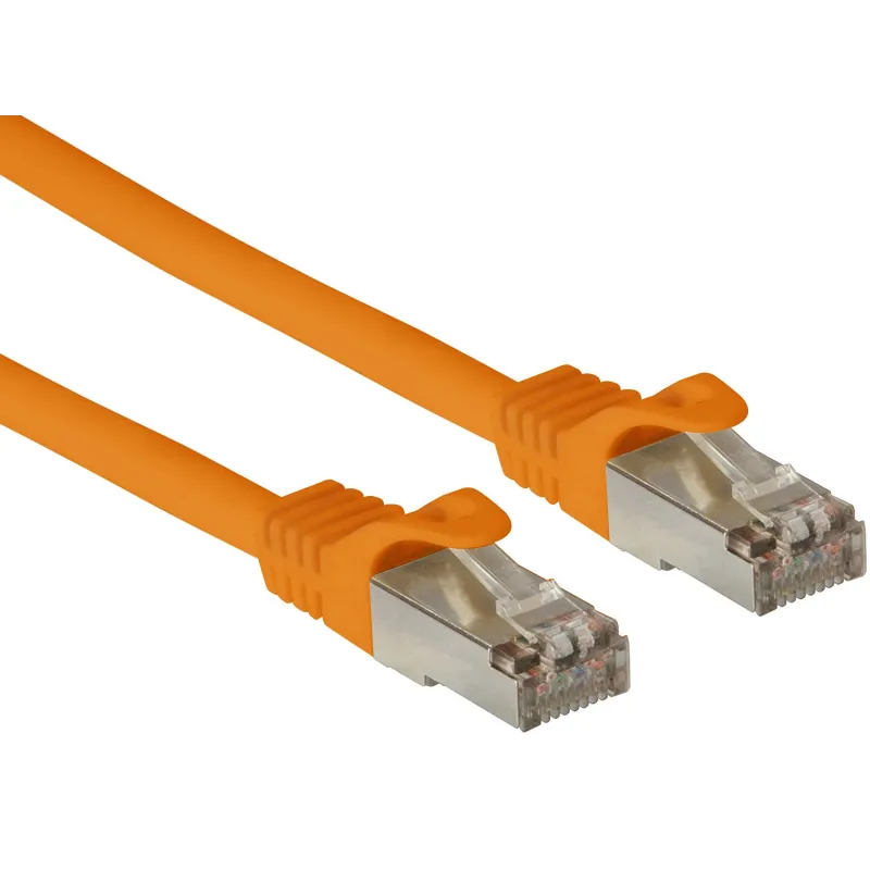 Cavo di Rete Patch in Rame Cat. 6A SFTP LSZH 5 m Arancione