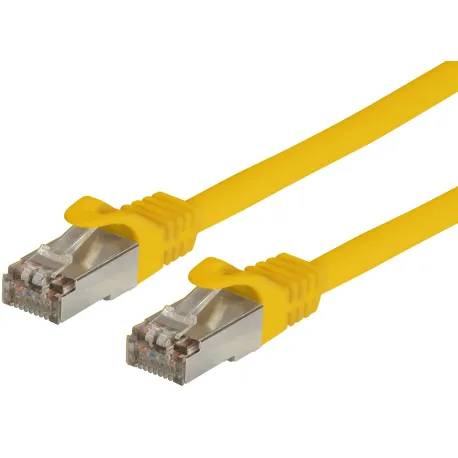 Cavo di Rete Patch in Rame Cat. 6A SFTP LSZH 5 m Giallo