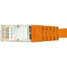 Cavo di Rete Patch in Rame Cat. 6A SFTP LSZH 5 m Arancione
