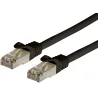Cavo di Rete Patch in Rame Cat. 6A SFTP LSZH 10 m Nero