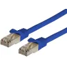 Cavo di Rete Patch in Rame Cat. 6A SFTP LSZH 10 m Blu