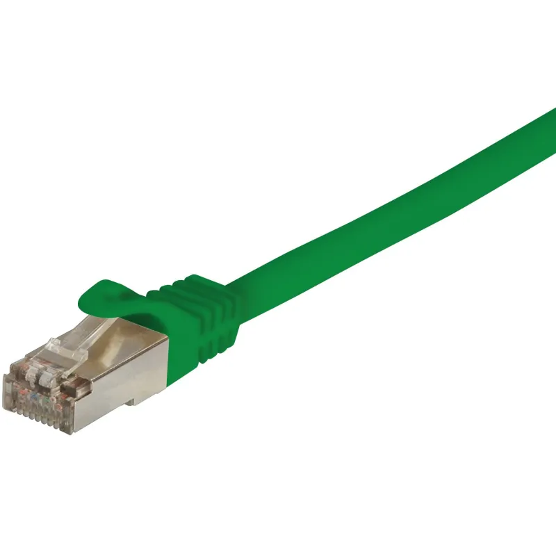 Cavo di Rete Patch in Rame Cat. 6A SFTP LSZH 15 m Verde
