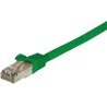 Cavo di Rete Patch in Rame Cat. 6A SFTP LSZH 10 m Verde