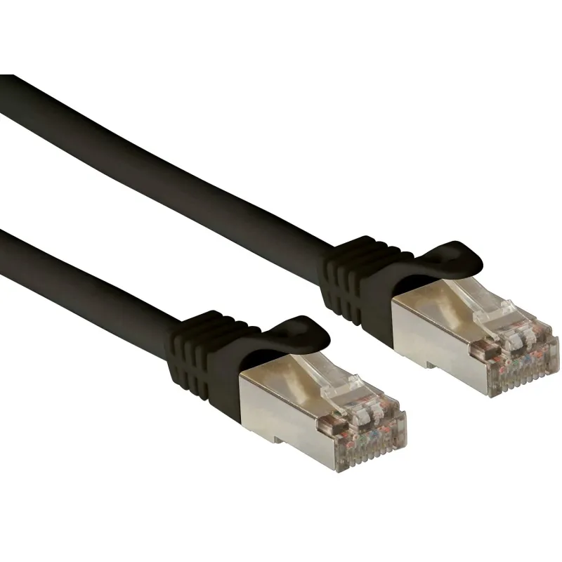 Cavo di Rete Patch in Rame Cat. 6A SFTP LSZH 15 m Nero