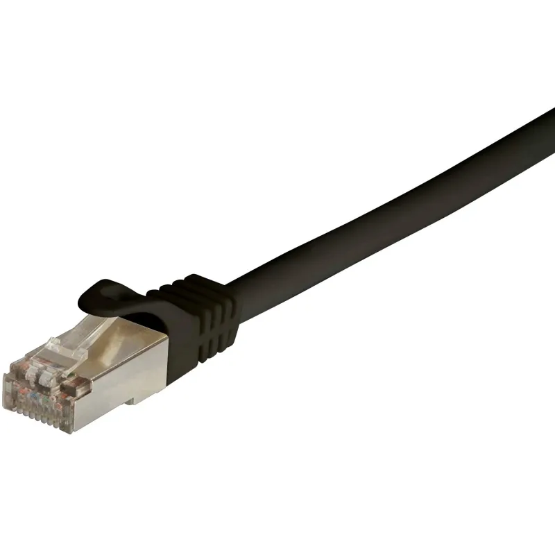 Cavo di Rete Patch in Rame Cat. 6A SFTP LSZH 15 m Nero