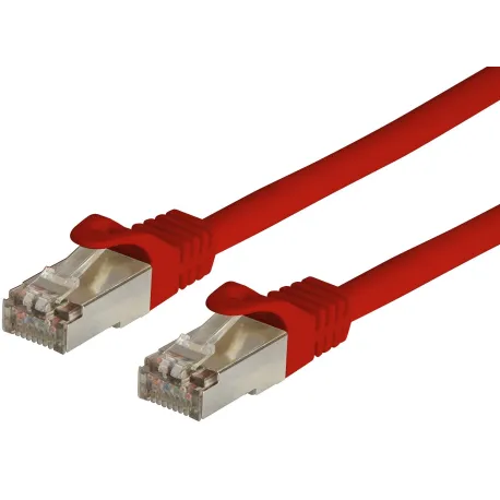 Cavo di Rete Patch in Rame Cat. 6A SFTP LSZH 15 m Rosso