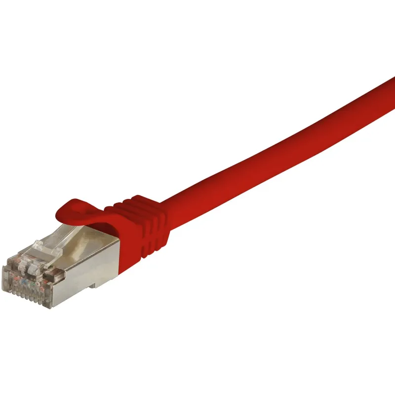 Cavo di Rete Patch in Rame Cat. 6A SFTP LSZH 15 m Rosso