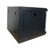 Armadio Rack 10'' a Muro 4 Unit&agrave; Pannelli Asportabili Nero