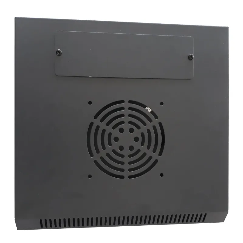 Armadio Rack 10'' a Muro 4 Unit&agrave; Pannelli Asportabili Nero