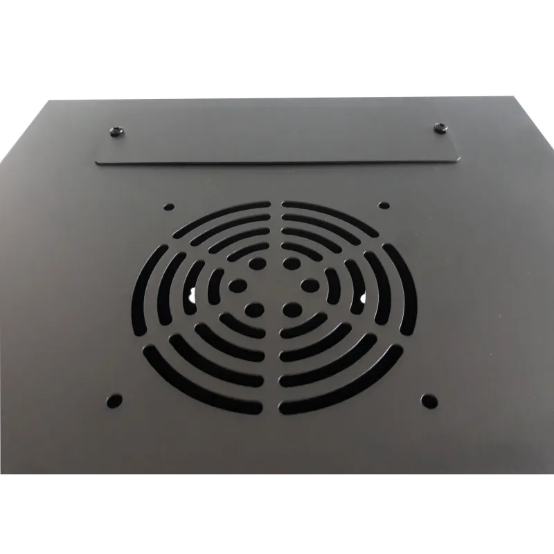 Armadio Rack 10'' a Muro 4 Unit&agrave; Pannelli Asportabili Nero
