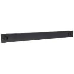  Pannello Cieco Toolless a Clip per Armadi Rack 19'' 1U Nero