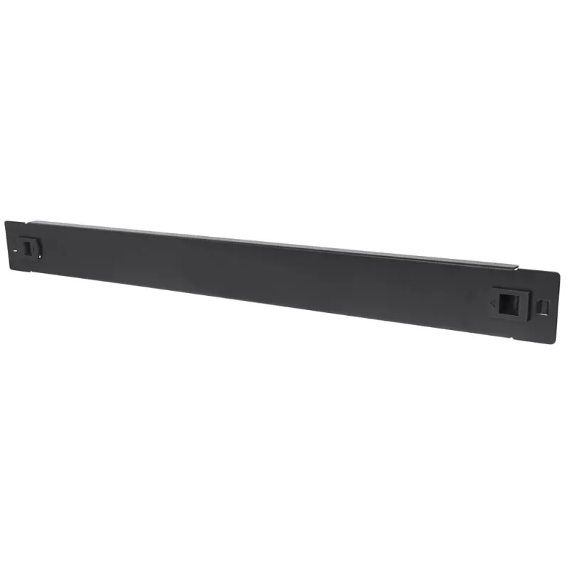  Pannello Cieco Toolless a Clip per Armadi Rack 19'' 1U Nero