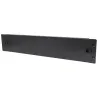 Pannello Cieco Toolless a Clip per Armadi Rack 19'' 2U Nero