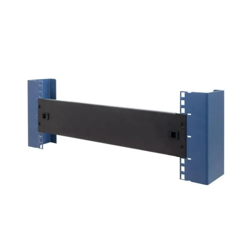  Pannello Cieco Toolless a Clip per Armadi Rack 19'' 1U Nero