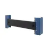 Pannello Cieco Toolless a Clip per Armadi Rack 19'' 2U Nero