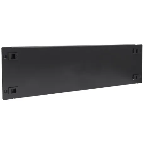 Pannello Cieco Toolless a Clip per Armadi Rack 19'' 3U Nero