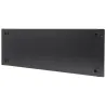 Pannello Cieco Toolless a Clip per Armadi Rack 19'' 4U Nero