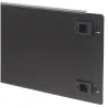 Pannello Cieco Toolless a Clip per Armadi Rack 19'' 3U Nero