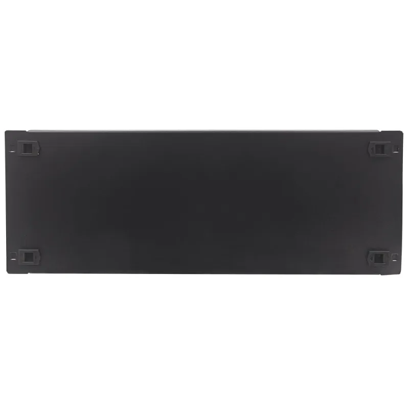 Pannello Cieco Toolless a Clip per Armadi Rack 19'' 4U Nero