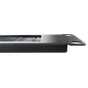 Pannello Passacavi 1U Forato con Spazzola Nero