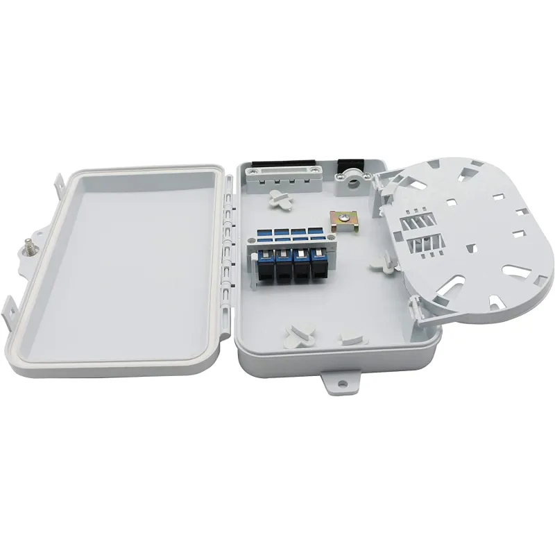 Scatola di Distribuzione Fibra Ottica FTTH IP65 4 Porte SC LC 