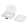 Scatola di connessione indoor FTTH per 4 fibre, 4 adattatori, IP20