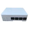 Scatola di connessione indoor FTTH per 4 fibre, 4 adattatori, IP20