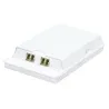 Scatola di Connessione Indoor FTTH per 2 fibre, 2 adattatori, IP20