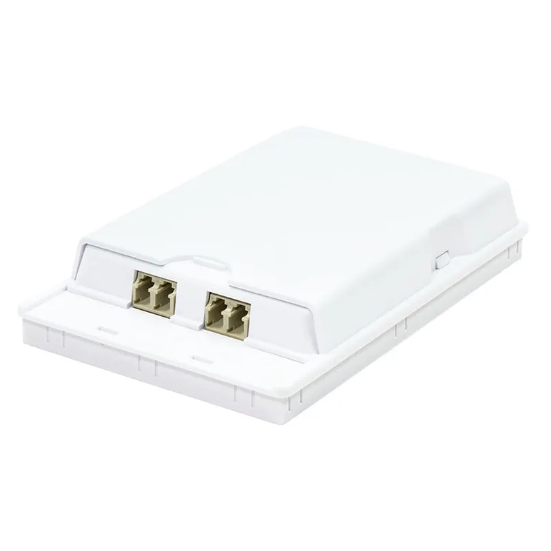 Scatola di Connessione Indoor FTTH per 2 fibre, 2 adattatori, IP20