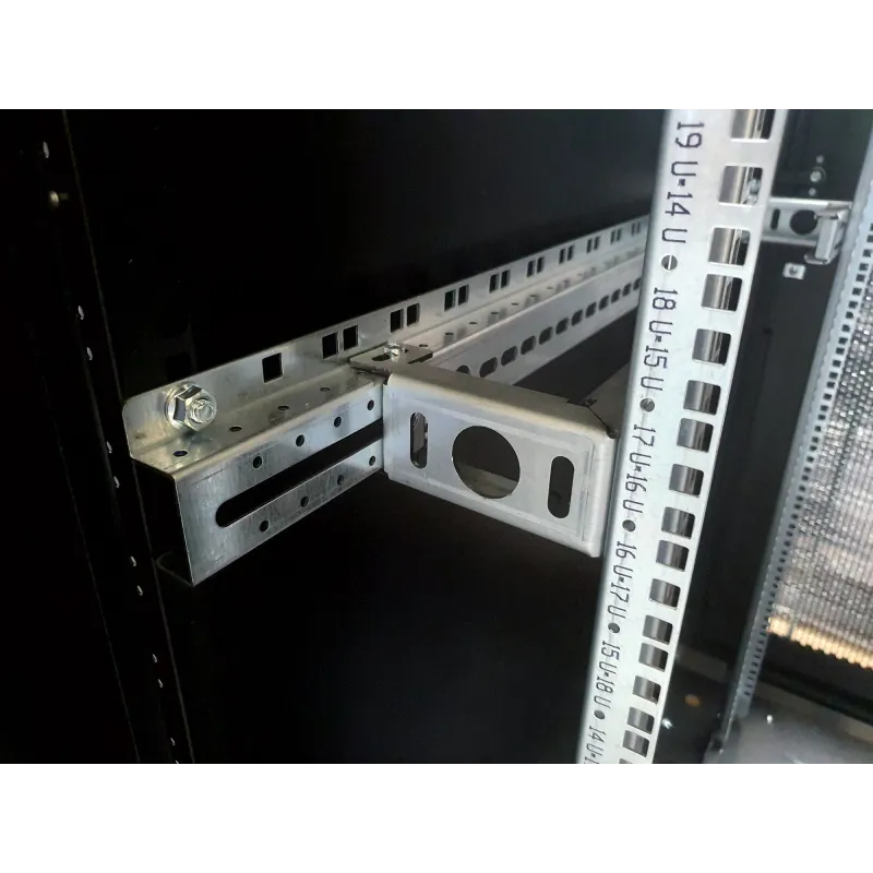 Armadio Rack 19'' 600x800 16 Unit&agrave; Nero serie Evolution 
