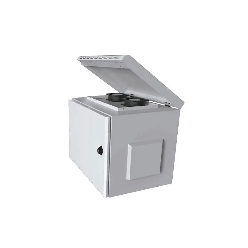Armadio Rack 19'' a Parete 9U Grigio IP55 Porta Cieca prof. 600 mm