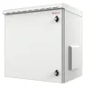 Armadio Rack 19'' a Parete 12U Grigio IP55 Porta Cieca prof. 600 mm