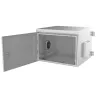 Armadio Rack 19'' a Parete 20U Grigio IP55 Porta Cieca prof. 450 mm