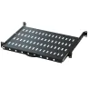 Mensola per Rack 19'' 600 mm Estraibile da 1U Nero