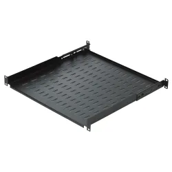 Mensola per Rack 19'' 450 mm 2U Nera 4 punti