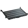 Mensola per Rack 19'' 600 mm Estraibile da 1U Nero