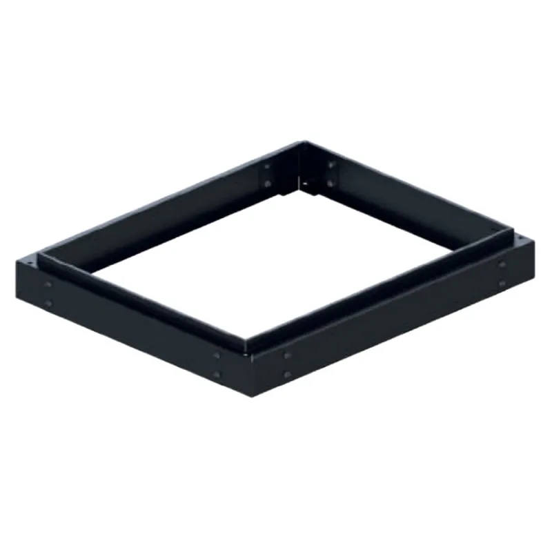 Zoccolo 600 x 600 mm per Armadi Rack Nero