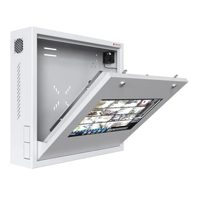Box di Sicurezza per DVR e Sistemi di Videosorveglianza con Finestra per Schermo
