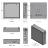 Box di Sicurezza per DVR e Sistemi di Videosorveglianza con Finestra per Schermo