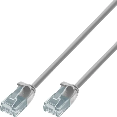 Cavo Patch di Rete Cat.6 UTP Slim 1m Grigio