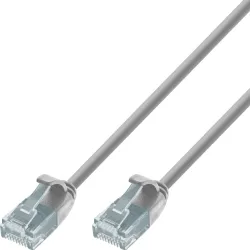 Cavo Patch di Rete Cat.6 UTP Slim 5m Grigio