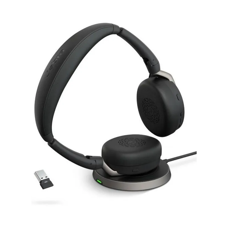 Jabra Evolve2 65 Flex UC USB-A con base ricarica