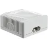 Presa a Muro con 2 Frutti RJ45 Cat.6 UTP Beige